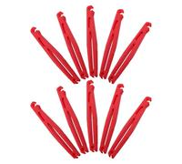 AKOOSY 10 Unidades Extractor de Fusibles para Coche Plástico Rojo Multiusos Herramienta para Sujetar y Manipular Fusibles Automotrices Compacta Resistente al Calor Uso Profesional en