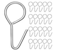 AKOOSY 100 Ganchos Metálicos S para Fundas de Asientos de Coche Clips de Fijación de Acero 15X28 MM Accesorios para Interiores de Automóvil Mantenimiento Antideslizante para Fundas