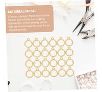 AKOOSY 100 Piezas Mini Vintage Resin Jewelry Bezel Bases Open Hollow Pendant Frames For Diy Crafting Necklaces Bracelets Earrings Zinc Alloy Durable Supplies