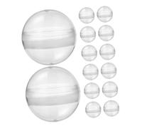 AKOOSY 100piezas Transparentes Redondas Para Máquina Expendedora De Chicles Bolas Rellenables De Plástico Para Juguete Almacenamiento y Envoltura Multiusos