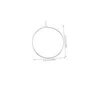 AKOOSY 150 Piezas Anillos Identificadores para Copas de Vino DIY Europeo Colgantes Metálicos Plateados Multifunción para Fiestas Bodas y Reuniones Sociales