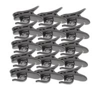 AKOOSY 15piezas Clips De Micrófono De Plástico Para Ropa Abrazaderas Para Micrófono De Solapa Sujetadores De Cable Para Uso Conferencias y Grabaciones Diseño Compacto y Fácil De Usar