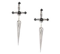 AKOOSY 1Par Pendientes de Mujer Aretes Góticos de Único y Retro Joyería Punk Ocasiones Especiales