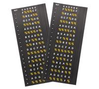 AKOOSY 2 hojas Pegatinas Adhesivas para Guitarra Mapas de Notas para Diapasón Resistentes y Fáciles de Usar Compatibles con Guitarras Acústicas y Eléctricas para Principiantes