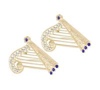AKOOSY 2 Piezas broches de mujer pin joyería broche para mujer broche de aleación broches decorativos Golden
