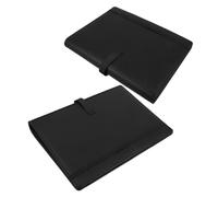 AKOOSY 2 Piezas Carpeta de Partituras Coral A4 Negra de 3 Anillas con