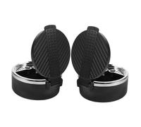 AKOOSY 2 Piezas Ceniceros para Coche con Tapa Antihumo Accesorios para Interior Vehículos Diseño Creativo y Portátil