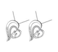 AKOOSY 2 piezas Collar Clavícula Ajustable Día Madre Joyería Significado Especial