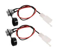 AKOOSY 2 Piezas Conector de Carga para Scooter Eléctrico Adaptador de Puerto de Carga para Motocicletas y Mini Bicicletas Instalación y Resistente al Desgaste Accesorio Práctico para