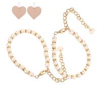 AKOOSY 2 piezas Correas de Zapatos Desmontables con Perlas Elegantes para Tacones Altos Accesorio Antideslizante y Decorativo Diseño sin Instalación para Mujer Mejora y