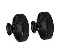 AKOOSY 2 Piezas Silenciador Saxofón Plástico Mute Control Volumen Preciso Accesorio Práctica Para Músicos Negro