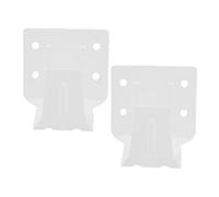 AKOOSY 2 Piezas Soportes para Ventana Blanco Mini Soporte Central Montaje Compatible con Persianas y Cortinas Fácil Instalación Hogar Oficina