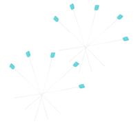 AKOOSY 20 Piezas Enhebradores de Agujas Largos para Bordado y Costura Herramienta Resistente para Máquina Coser y Manualidades Accesorio Versátil para Crochet y Punch Needle