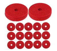AKOOSY 24 piezas Almohadillas de Fieltro para Platillos Accesorios para Batería Protección Gruesa para Reducción de Ruido Instrumentos Musicales
