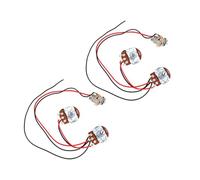AKOOSY 2juegos Línea Accesorios de Cableado Guitarra Eléctrica Arnés de Cableado Kit de Arnés para Pastillas para Actualizaciones y Reparaciones de Bajos Eléctricos Escenario Músical