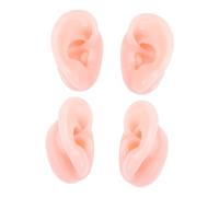 AKOOSY 2pares Molde De Simulación De De Silicona Para Orejas Postizas Herramientas De Práctica y Enseñanza Modelo De Oreja De Silicona Para Uso Educativo y Creativo