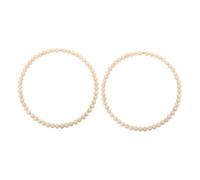 AKOOSY 2piezas Decorativo De Cuentas De Madera Con Base Floral De Decoración Rústica Bohemia Para Arco De Boda y Guardería