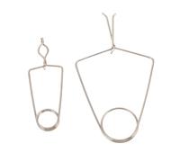 AKOOSY 2piezas Flute Pad Clips Con Abrazaderas Para Reparación Herramientas Ergonómicas Para Mantenimiento De Saxofón Flauta y Clarinete Soporte De Soldadura Preciso Accesorio Resistente