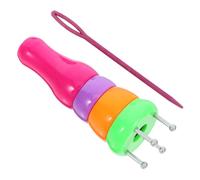 AKOOSY 2piezas Herramientas Para Trenzar Cuerdas Tejedora Profesional De Plástico Herramienta Para Tejer Manualidades Tejedoras De Colores Juguete Para Tejer