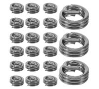 AKOOSY 30 Insertos de Reparación de Roscas de Alambre de Acero Inoxidable para Restauración Rápida y Prevención de Roscado Cruzado en Herramientas de Metal