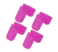 AKOOSY 4 Almohadillas de Silicona para Apoyo de Pulgar de Clarinete, Cojines Suaves y Pequeños para Dedos, Accesorio Portátil para Instrumentos de Viento y Madera, Uso Cómodo al Tocar