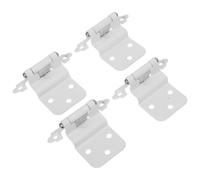 AKOOSY 4 Bisagras de Hierro Diseño Multi-doblez y Cierre Suave para Armarios de Cocina Pack de 4 Piezas para Puertas Movimiento Controlado y Soporte Amortiguador