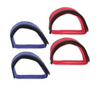 AKOOSY 4 Correas para Pedales de Bicicleta Antideslizantes de Nylon Cierre de Gancho y Bucle, Resistentes al Desgaste, Ideales para Ciclismo y Entrenamiento Fitness, Paquete de 4 Piezas