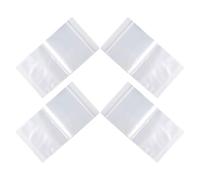 AKOOSY 4 Piezas Álbum Organizadores Transparente para Pegatinas Fotos Tarjetas y Recetas Carpeta Plástica Resistente para Colección de Tarjetas y Sellos