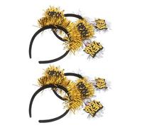 AKOOSY 4 Piezas Diademas de Fiesta Año con Brillo Accesorios para Cabello Festivos y Coloridos para Nochevieja Diseño Brillante y Alegre para Celebraciones Familiares y Eventos Públicos