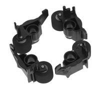 AKOOSY 4 Piezas Rodillo Presión Casete Rueda Plástico Resistente Desgaste para Reparación y Mejora Reproductores Cintas Audio Video