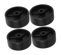 AKOOSY 4 Piezas Ruedas de Repuesto para Calentador de Patio Ruedas Resistentes para Calentadores de Gas de Exterior Instalación y Duradera Accesorios para Equipos de Jardín