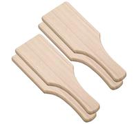 AKOOSY 4 Piezas Wooden Paddle Pottery Tools Lightweight Clay Paddle For Smoothing And Modeling Ergonomic Flat Board For DIY Ceramic Crafting In Studio And Classroom