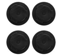 AKOOSY 4 Tapones De Plástico Para Desagüe De Basura Color Negro