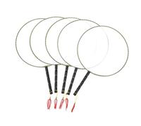 AKOOSY 5 Piezas Ventiladores para Dibujo Infantil de DIY para Manual Materiales para con Cuerda para Colgar para Jardín de Infancia