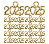 AKOOSY 50 piezas Charms Numeral de Metal Hacer Pulseras y Collares Accesorios de Bisutería de Aleación Vintage Resistentes para Joyería DIY