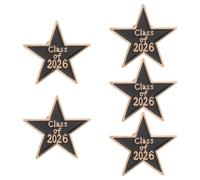 AKOOSY 5piezas Broche de Graduación Insignias de Solapa Pines Esmaltados Obsequio para Fiestas de Graduación Prendedores para Ropa Decoración de Fiesta