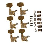 AKOOSY 6 piezas Clavijas de Afinación para Guitarra Acústica Tipo Derecho Pequeñas y Selladas Fáciles de Instalar Accesorio Esencial para Guitarristas Principiantes y Profesionales
