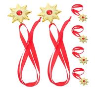 AKOOSY 6 Piezas Colgantes Vampiro Realistas para Disfraz con Medalla y Cordón Accesorios y Cómodos para Mujer y Hombre Joyería Terrorífica para Halloween y Cosplay