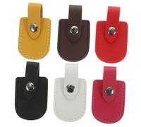 AKOOSY 6piezas Funda Protectora De Tijeras De Uñas Cubiertas De Pu Para Cortauñas y Alicates De Cutícula Protección Duradera y Práctica Para Manicura y Uso Doméstico