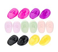 AKOOSY 7 Pares de Orejeras de Silicona para Peluquería, Resistentes a Altas Temperaturas y Aislamiento, Ideales para Tratamientos Capilares en Casa