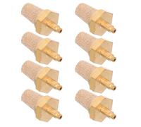 AKOOSY 8 Piezas Filtro de Cobre para Máquinas de Niebla Boquilla de Silenciador Neumático Tubo de Accesorio de Repuesto para Generador de Humo Escénico