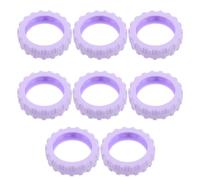 AKOOSY 8 Piezas Fundas Silicona Ruedas Maleta Protector Antivibración Antiruido Antideslizante para Viaje Cubiertas Silenciosas para Equipaje Rodante Protección y Absorción de