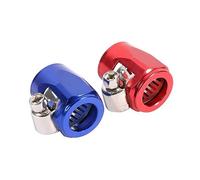 AKOOSY Abrazadera de Manguera para Automóvil Clip de para Agua y Aceite Azul Acabado Anodizado y Material Segura