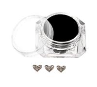 AKOOSY Adornos De Dientes Forma De Corazón Brillantes Kit Para Decoración Joyería Para Dientes Diseño Atractivo y Seguro