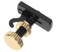 AKOOSY Afinador Fino De Tornillo Para Violín y Viola, Repuesto De Precisión Compatible, Accesorio Negro y Dorado, Ajustador De Cuerdas Para Instrumentos Orquestales, Uso Profesional y Mantenimiento
