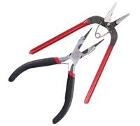 AKOOSY Alicates para Joyería Multifuncionales DIY Perforadora para Manualidades Alicates de Punta Inclinada y Boca Puntiaguda Tamaño Compacto Herramienta para Cortar y Perforar