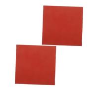 AKOOSY Almohadilla de Prensa de Silicona Reutilizable Resistente al Calor, Alfombrilla Cuadrada Pequeña 10x10x0,8 Cm Roja para Sublimación y Transferencia Térmica, Tapete Lavable