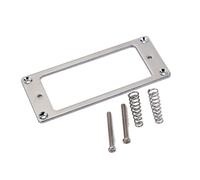 AKOOSY Anillos De Pastilla De Guitarra Humbucker De Metal Cromado Marco Plano De 2 Mm, Base Resistente Para Guitarra Eléctrica, Tamaño Mini 68,8x29 Mm, Accesorios Para Montaje Humbucker