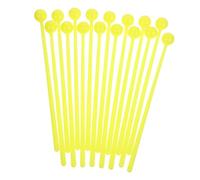 AKOOSY Baquetas de Mano Herramienta Didáctica Color Amarillo 16 Piezas para Niños para Cultivar Habilidad Manual Material Plástico y Juego Educativo