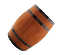 AKOOSY Barra Barril Madera Colgante Media Barrica Rústica Decoración Vintage para y Bar Pequeña Adornos Pared Roble